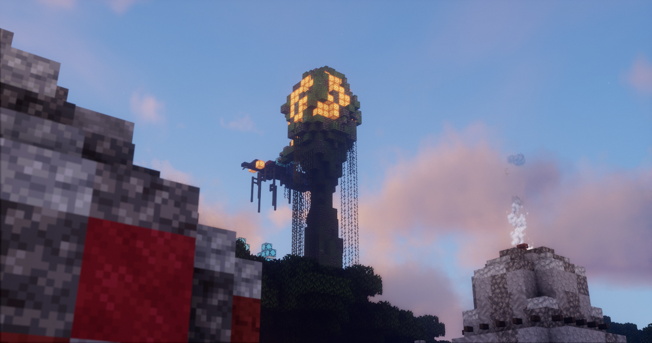 A view of the giant dragonfly port in thorn.