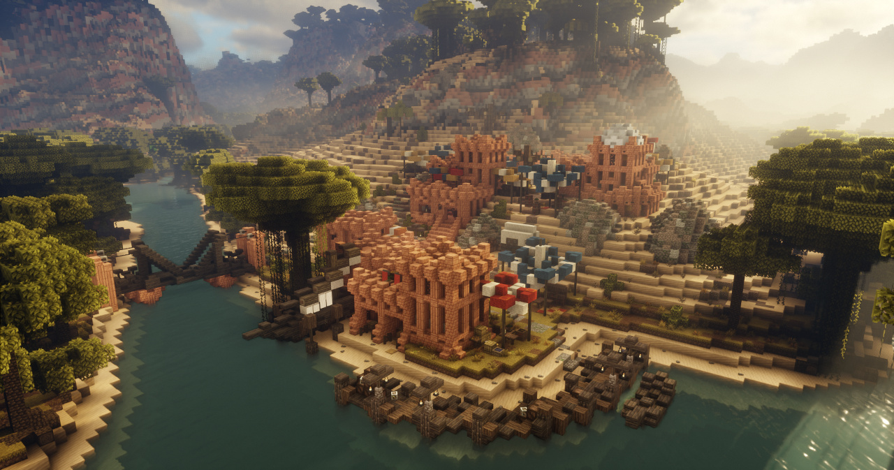 A shot showing the town of Stonemoor.