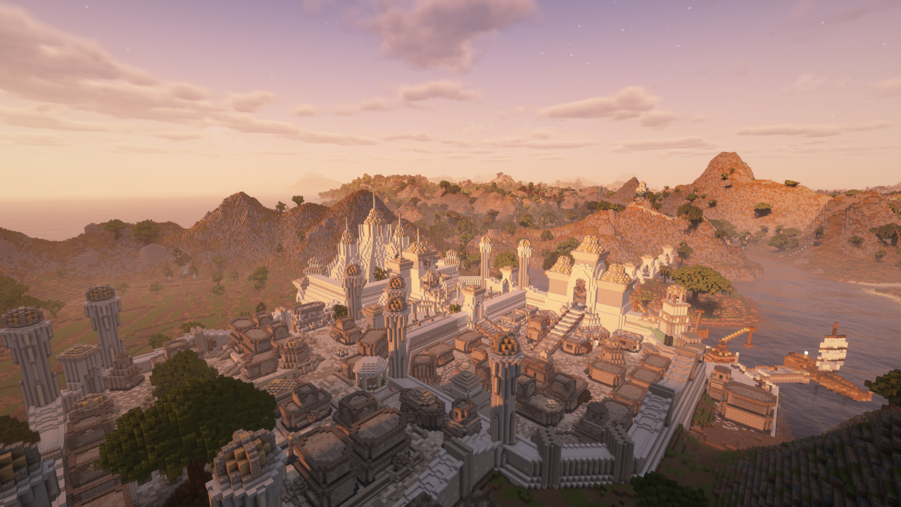 A view of the city of the dead, Necrom.