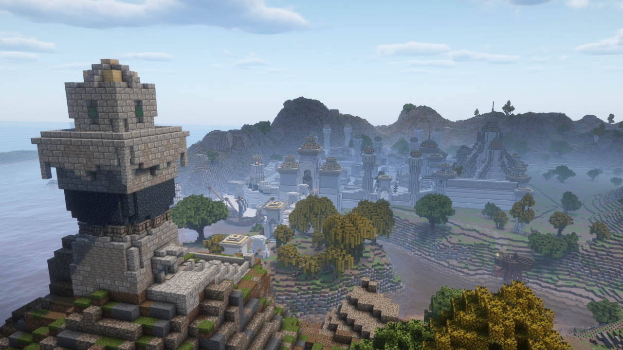 A view of the city of the dead, Necrom.