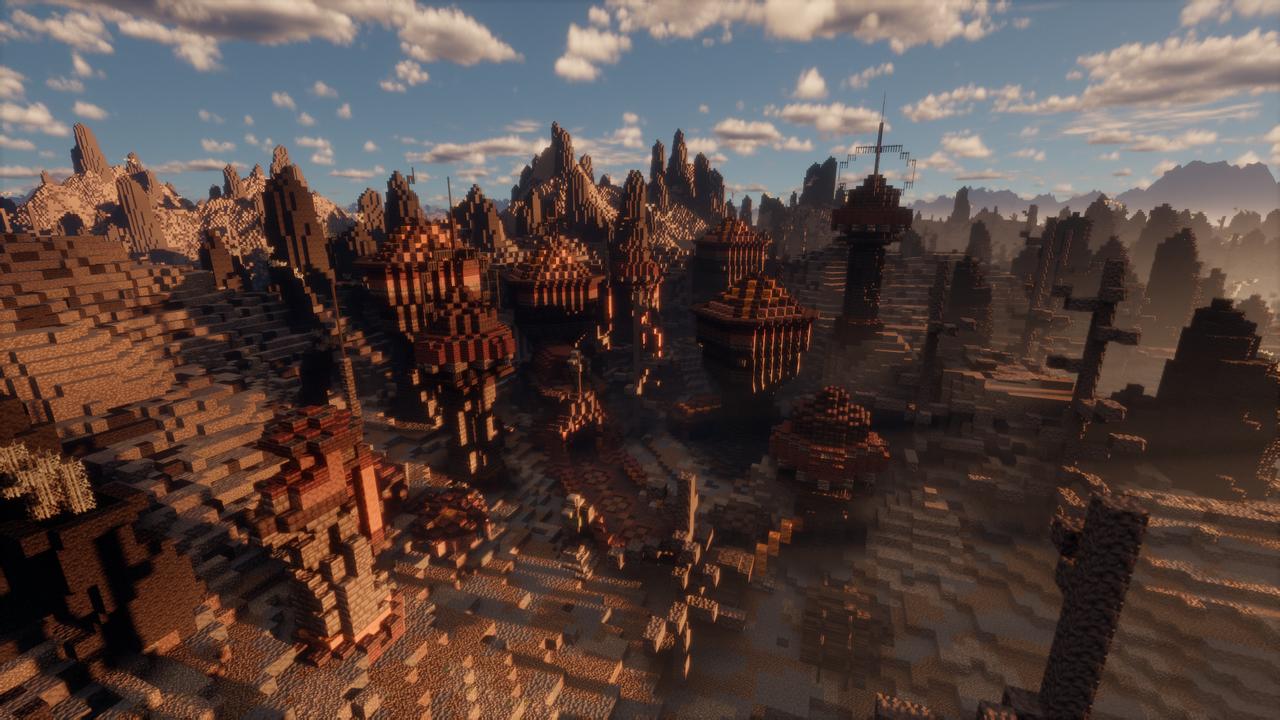 The Dwemer ruins of Nchuleftingth, within the Molag Amur region.