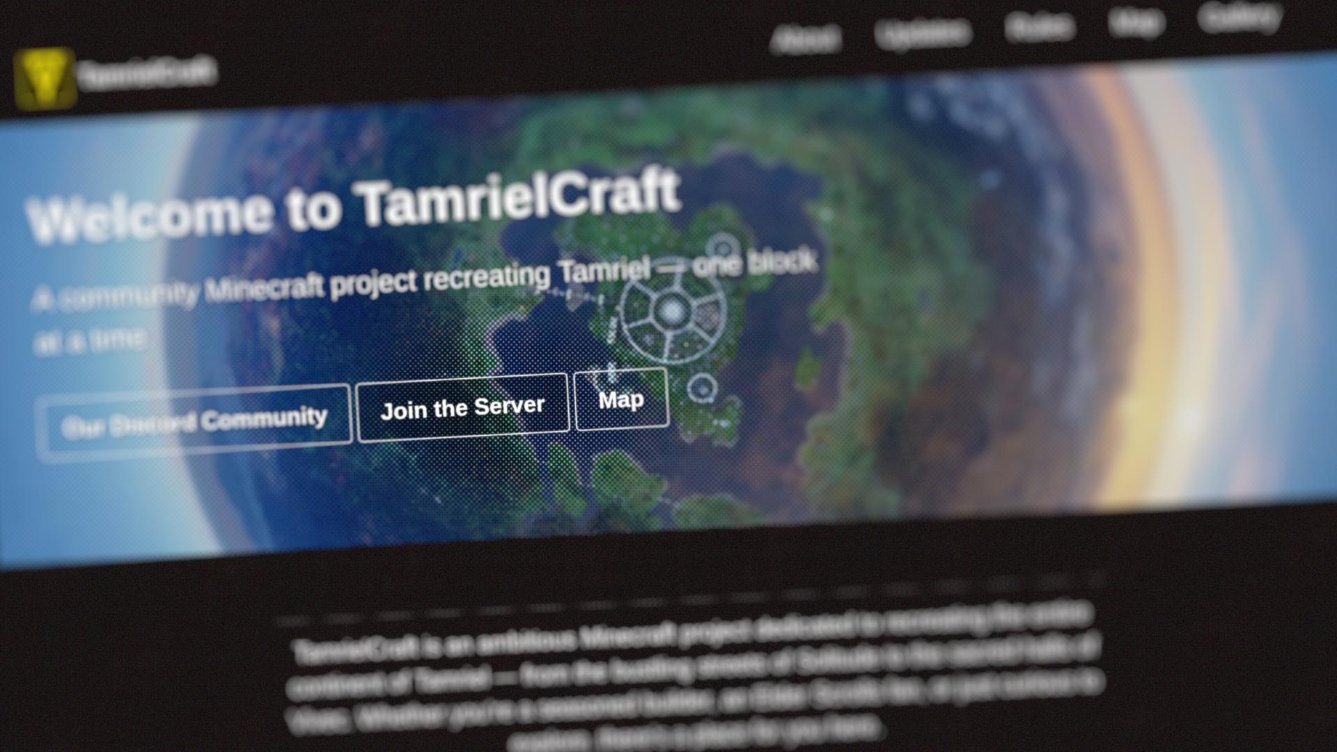 Welcome to the New TamrielCraft Site